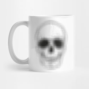 Graphic skull with glitch effect Mug